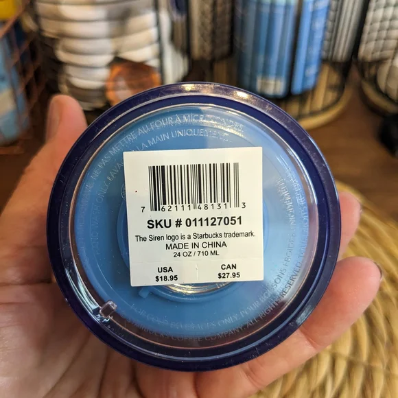 Starbucks Siren Blue Mermaid Iridescent Color changing Tumbler Vent 24oz - Picture 4 of 4